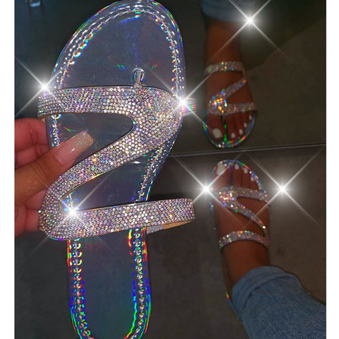 Flat Bling Sandals