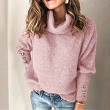 Neckline Button Sweater